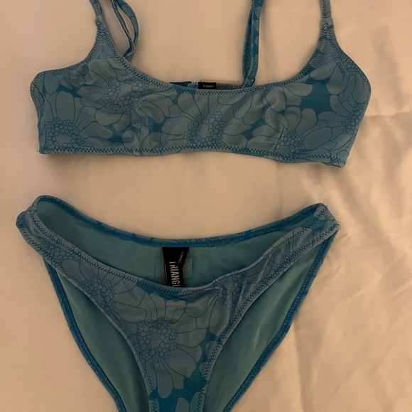 triangl swimwear Other - Triangl Swimwear Blue Bikini Set xs